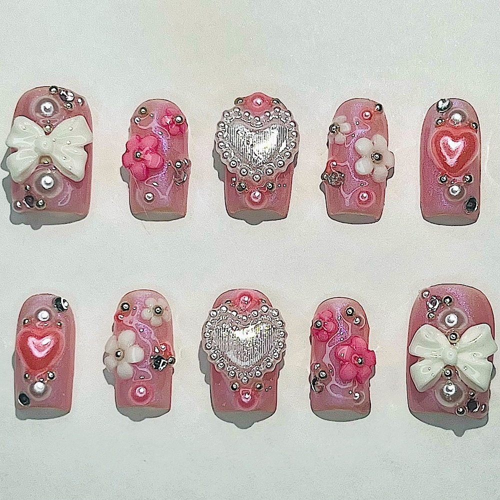 BABY DOLL 🎀 press on nails